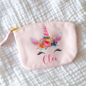 Personalisierte Geldbörse, Kinder Geldbörse, Brief Münzbeutel, Mädchen Geldbörse, personalisiertes Geschenk, Make-up Tasche, niedlicher trendiger Name Beutel, Geschenke für Kinder