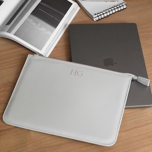 Personalised Monogram Faux Leather Document Holder, Paper Portfolio, A4 Document Organizer, Paper Document Case, A4 Paper Folder, Organiser