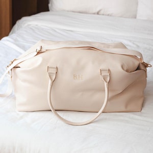 Sac personnalisé avec initiales, sac week-end avec initiales, sac en similicuir, sac monogramme, sac de bagage à main, sacs pour femme, sac avec bandoulière
