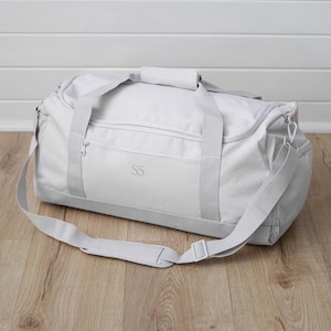 Sac de sport d'entraînement monogramme personnalisé, sac polochon personnalisé, sac de week-end, sac de cabine pour voyager, sac de voyage, fourre-tout pour la fête des pères