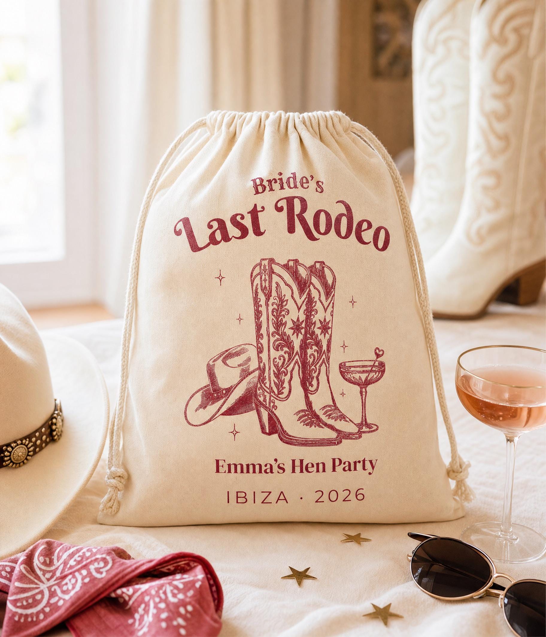 Personalised Hen Party Favour Bags