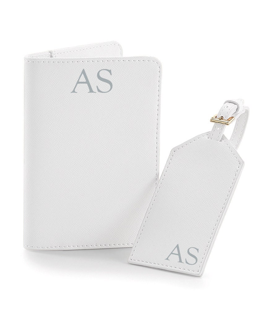 Personalised Passport Holder Set Initial Passport Holder and Etsy UK