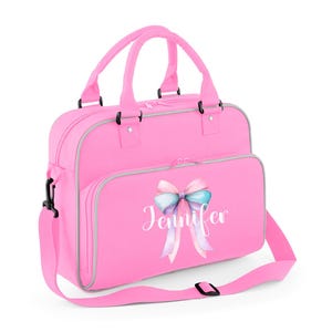 Custom Dance Bag For Girls, Personalised Name Gym Bag, Gift for Dancing, Gymnastic Cheer Girls Birthday Gift, Ballet Bag, Back to school