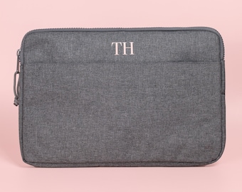 Personalised Laptop Bag, University Gift, Laptop Case, Gift for colleague, Monogram Bag, Laptop Case, Custom Computer Bag, 13" 15" Size