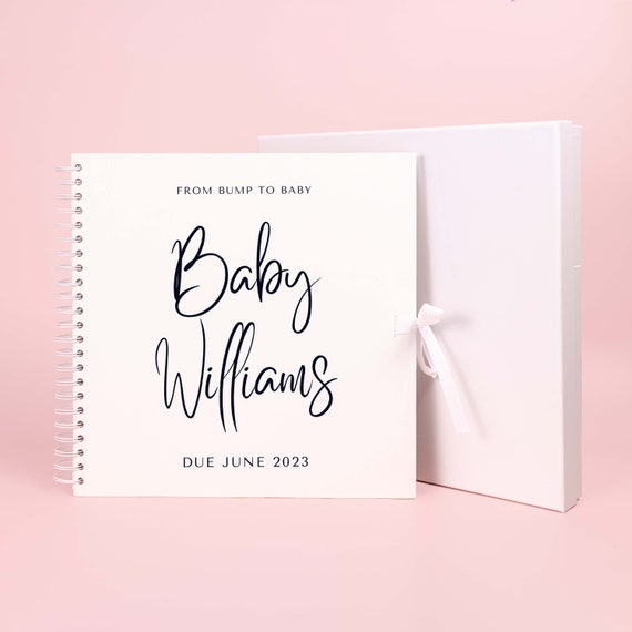 Álbum de embarazo rosa