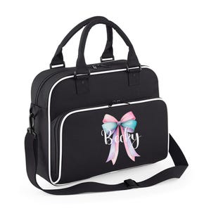 Custom Dance Bag For Girls, Personalised Name Gym Bag, Gift for Dancing, Gymnastic Cheer Girls Birthday Gift, Ballet Bag, Back to school