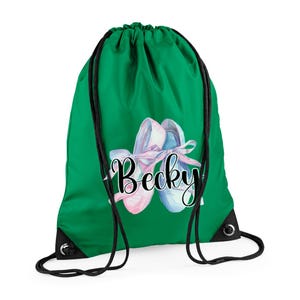 Custom Dance Bag For Girls, Personalised Name Gym Bag, Gift for Dancing, Gymnastic Cheer Girls Birthday Gift, Ballet Bag, Back to school