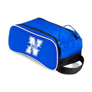 Personalised football boot bag, Sport shoe bag with initials or name, custom initials boots bag for sport, sports kit bag, football kit bag