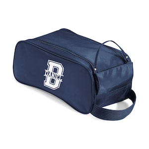 Personalised football boot bag, Sport shoe bag with initials or name, custom initials boots bag for sport, sports kit bag, football kit bag