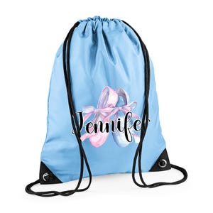 Custom Dance Bag For Girls, Personalised Name Gym Bag, Gift for Dancing, Gymnastic Cheer Girls Birthday Gift, Ballet Bag, Back to school