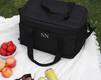 Personalised cooler bag, large cool bag, shoulder bag, Groomsman gift, Beer cooler bag, Best Man Gift, Cooler Picnic Basket, Picnic Bag Gift