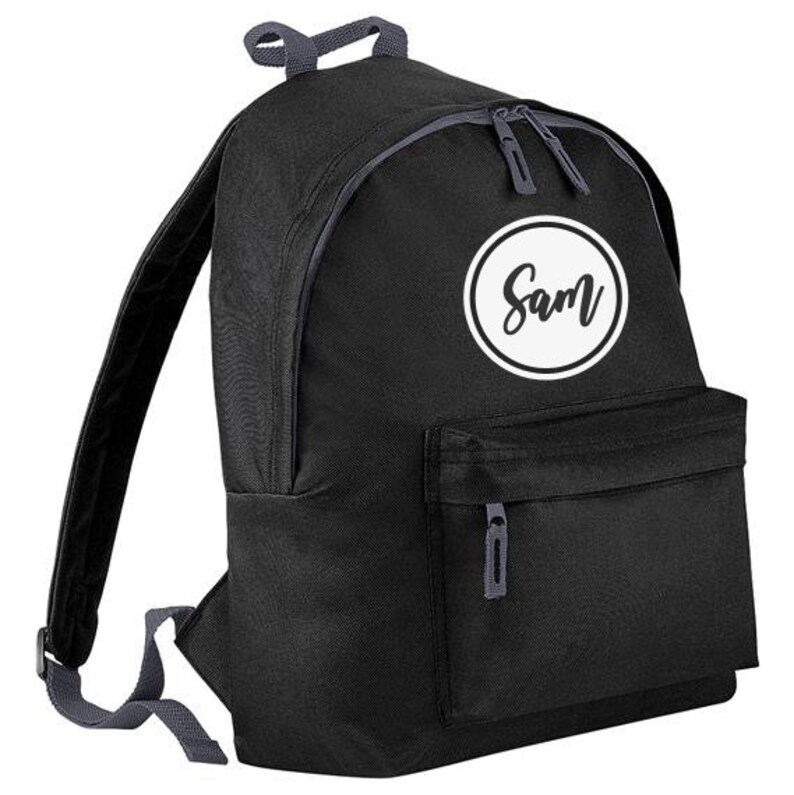 Personalised Initial Name Backpack for Kids Custom Name Back Etsy