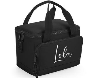 Personalised Lunch bag, Adults lunch cooler bag, Insulated Cooler Bag, Personalised Bag for Work Office, Sandwich Bag, Bag Staff Gift