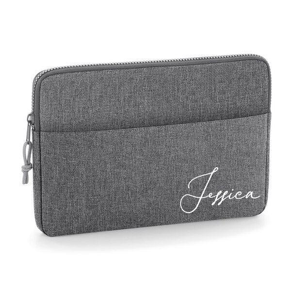 Personalisierte Laptop-Tasche, Uni-Geschenk, Laptop-Tasche, Initiale Tablet-Tasche, Monogramm-Dokumenten-Tasche, Laptop-Tasche, benutzerdefinierte Computer-Tasche, 15 Zoll Größe