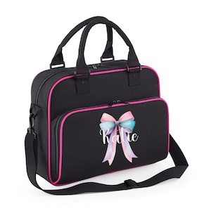 Custom Dance Bag For Girls, Personalised Name Gym Bag, Gift for Dancing, Gymnastic Cheer Girls Birthday Gift, Ballet Bag, Back to school