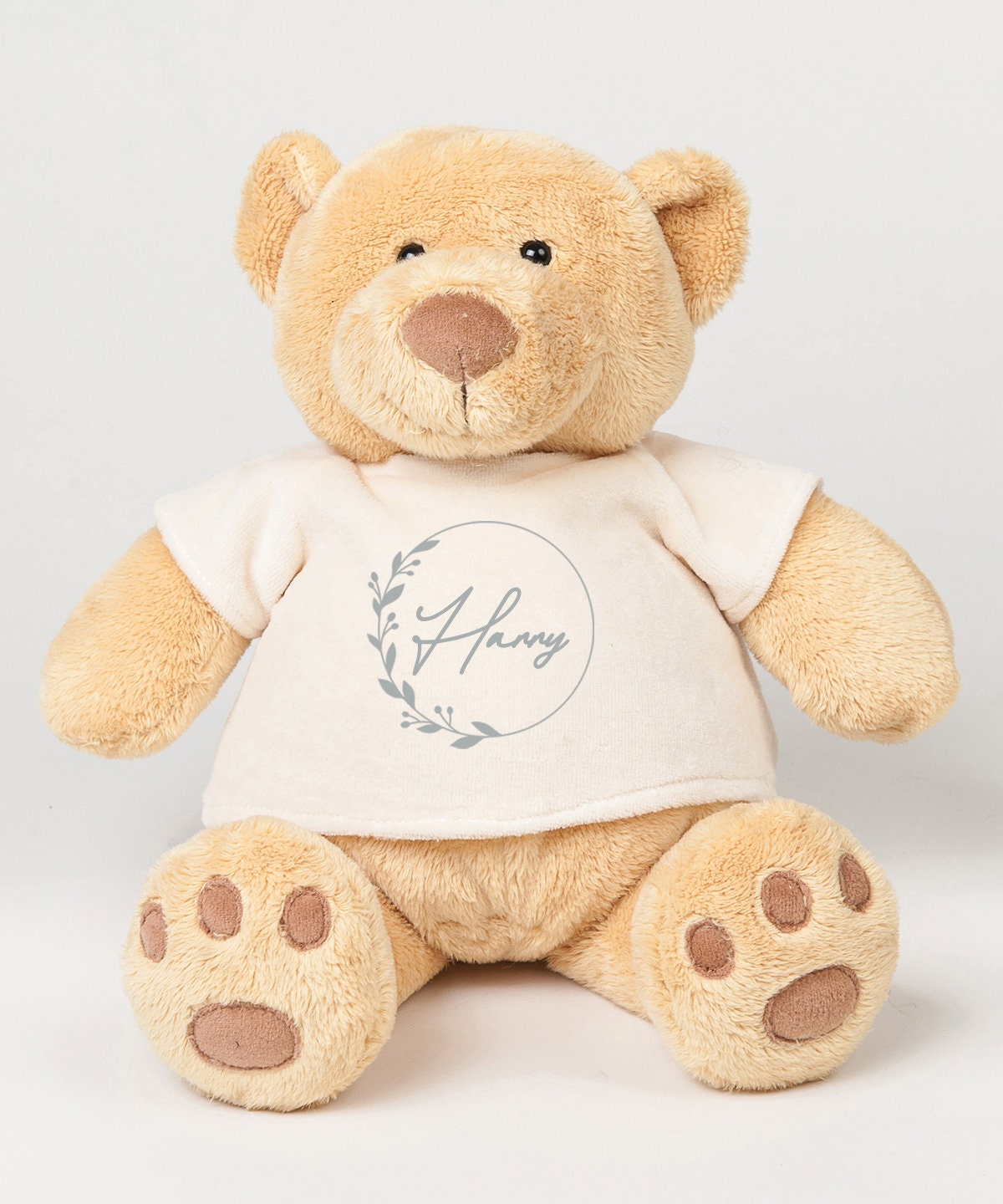 Personalised Teddy New Baby Gift Customised Plush Soft Toy Etsy