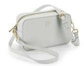 Personalised Cross Body bag, bag with strap, monogram bag, custom shoulder bag, vegan leather bag, bags for women, custom initials on bag