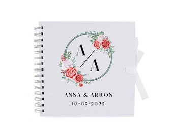 Wedding Scrapbook Personalised, Wedding Guest Book, Personalized Guestbook, Custom Guest Book, Scrapbook Photo Album, Custom Wedding Decor