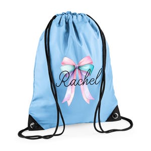 Custom Dance Bag For Girls, Personalised Name Gym Bag, Gift for Dancing, Gymnastic Cheer Girls Birthday Gift, Ballet Bag, Back to school