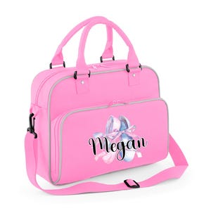 Custom Dance Bag For Girls, Personalised Name Gym Bag, Gift for Dancing, Gymnastic Cheer Girls Birthday Gift, Ballet Bag, Back to school