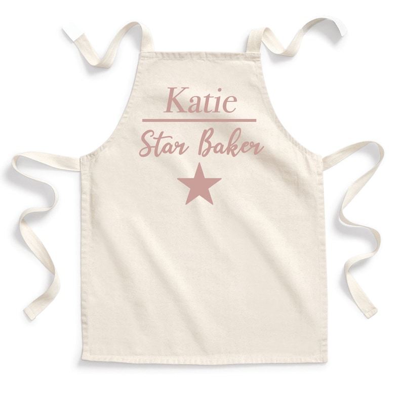 Personalised Rose Gold Apron Baking Gift Apron Cooking Gift Etsy