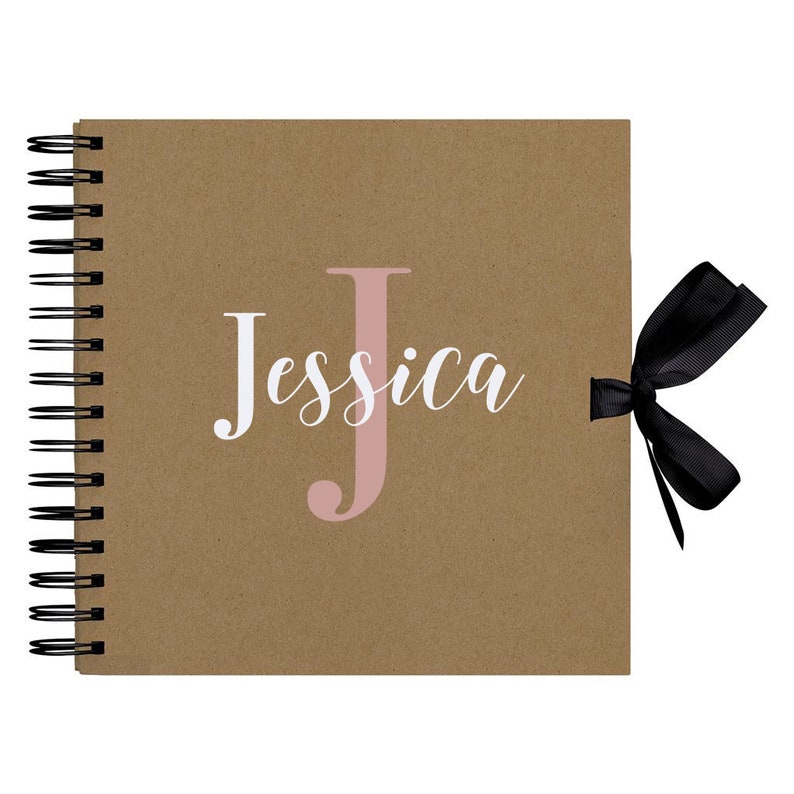Personalised Name scrapbook / custom message photo album / Etsy