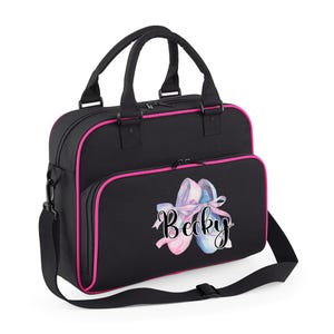 Custom Dance Bag For Girls, Personalised Name Gym Bag, Gift for Dancing, Gymnastic Cheer Girls Birthday Gift, Ballet Bag, Back to school