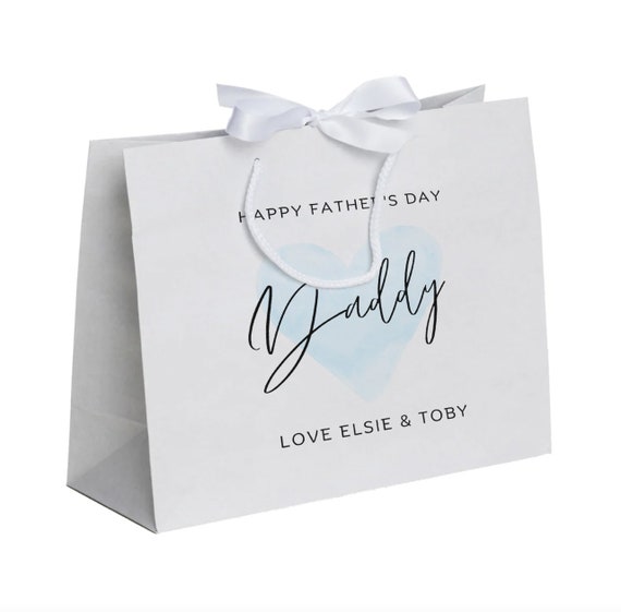 Personalised Fathers Day Gift Bag, Fathers Day Gift Bag, Fathers Day Gift, Personalised Gift Bag, Daddy Gift Bag, Dad Gifts, Gift for dad