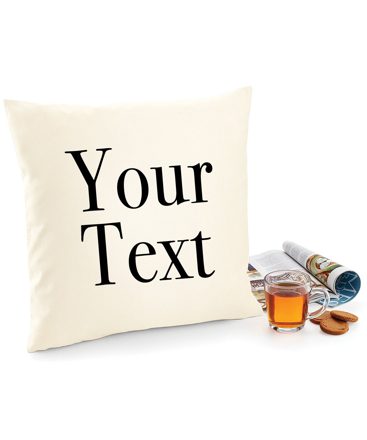 Personalised Cushion Quote Cover Cotton Throw Pillow Case Etsy UK