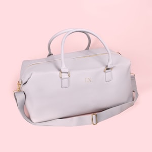 Sac d'hôpital personnalisé pour maman avec initiales, sac d'accueil pour maman monogramme, sac d'hôpital beige personnalisé, poches de sac d'hôpital, cadeau pour nouvelle maman