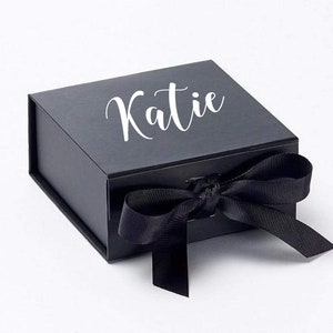 Small Personalised Gift Box, Empty Box, Birthday Gift Box, Bridesmaid Proposal Gift, Thank You Bridesmaid Gift Box, Bridesmaid Gift Set image 6