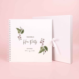 Personalised Hen Party Scrapbook Photo album, Bridal Shower Scrapbook, Hen do scrapbook, Wedding Photo Book, Scrapbook Blank, Photo Book