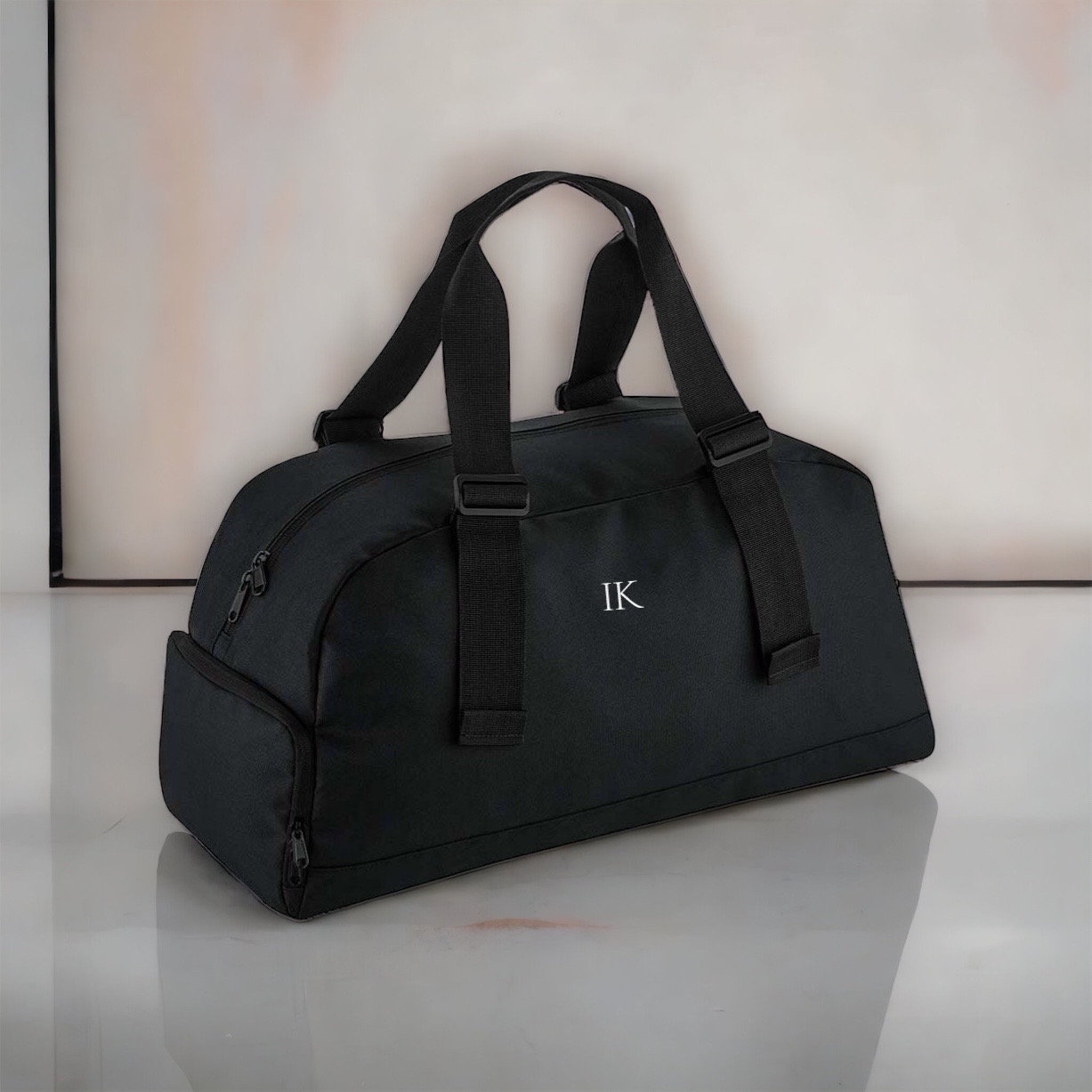 Borsa personalizzata con iniziali Borsone da viaggio con iniziali Borsa riciclata Borsa monogramma Borsa a mano Borse da donna Borsa con tracolla Etsy Italia