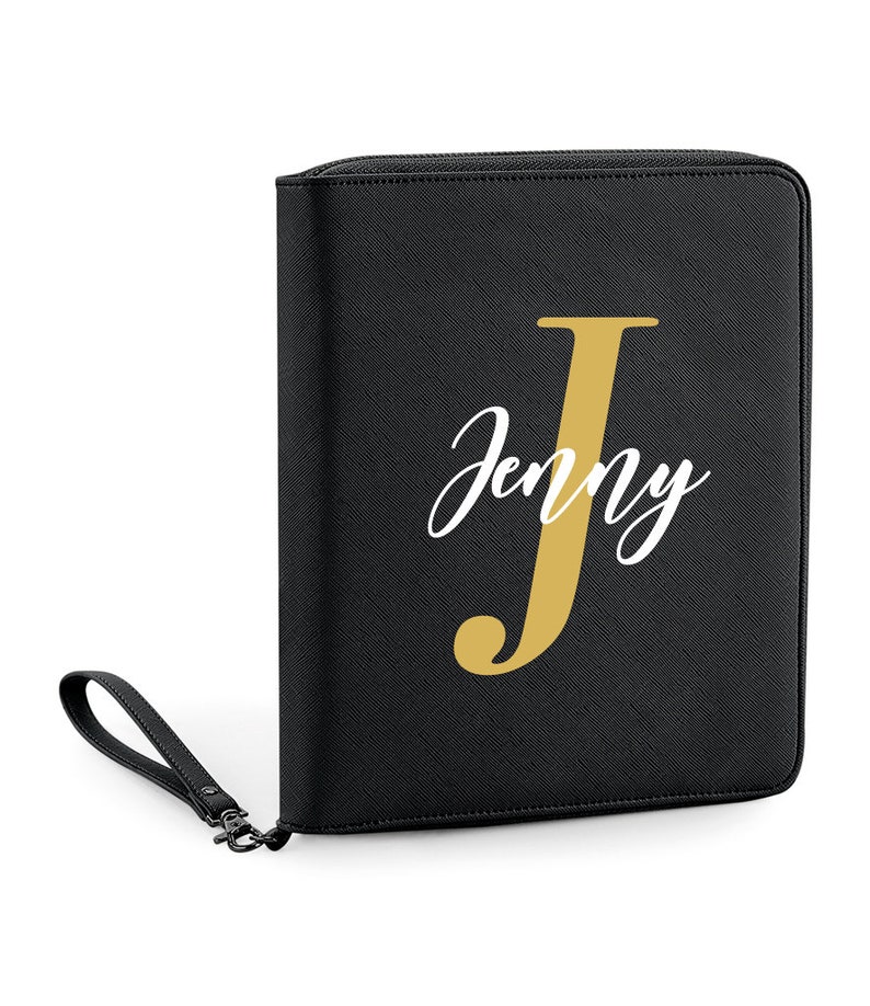 Personalised Initial Travel Organiser Tech Case Travel Wallet Lockdown gift Monogram Document Organiser Travel Gift