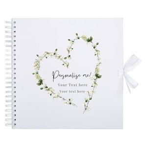 Álbum de fotos personalizado con texto personalizado, álbum de recortes para despedida de soltera, álbum de recortes para bodas, baby shower, primer bebé, nueva mamá, regalo de embarazo