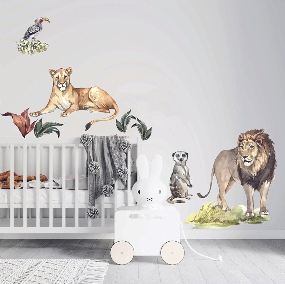 Safari nursery Safari animals Safari nursery decor Animals Etsy