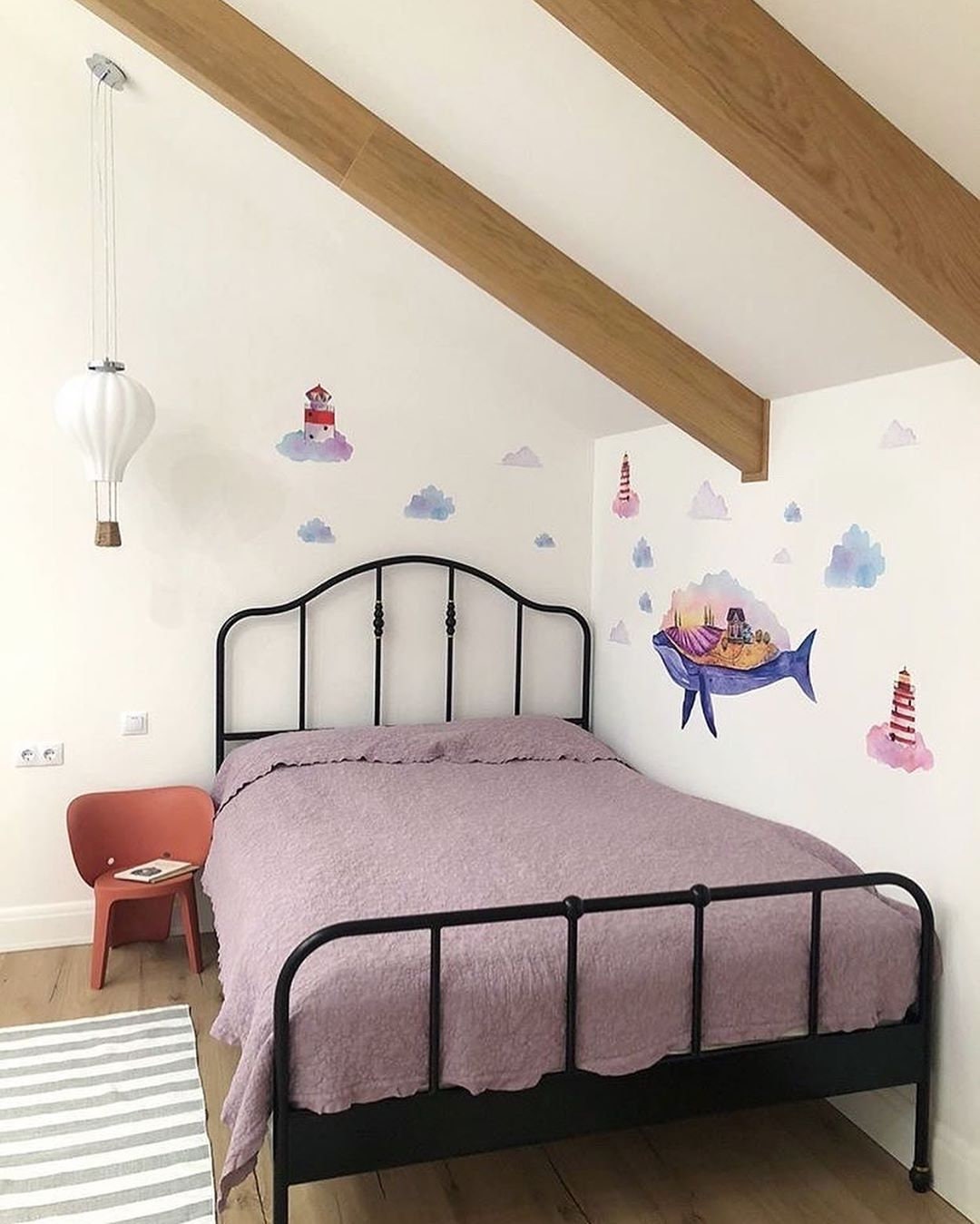 Große Wal-Wand-Aufkleber Wand-Aufkleber Kinderzimmer Ozean | Etsy