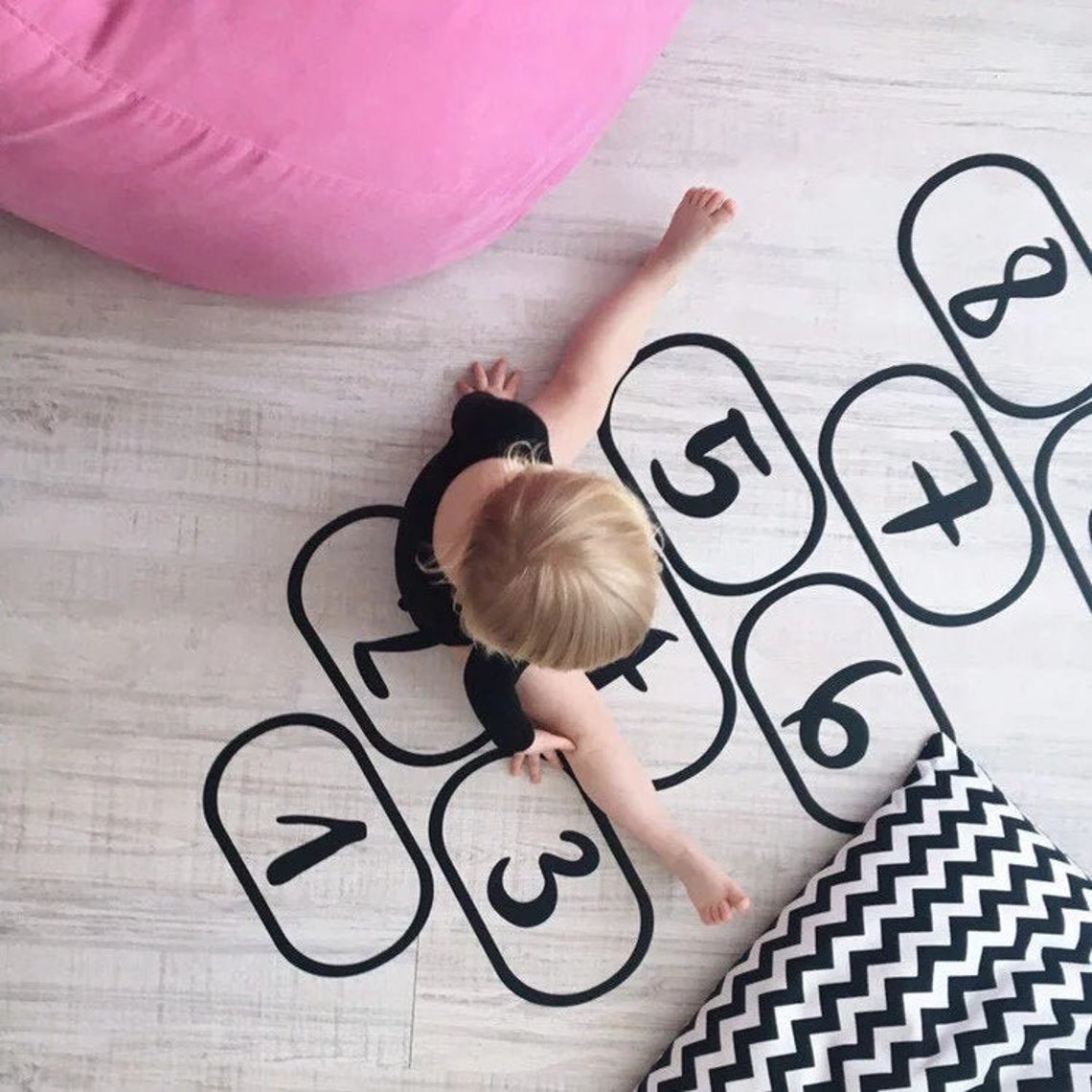 Hopscotch decal floor stickers Kids room floor sticker Etsy