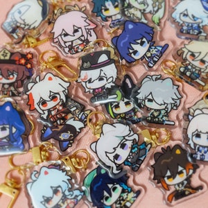 Genshin Impact Skrunkles Keychain Double-sided Acrylic Charm