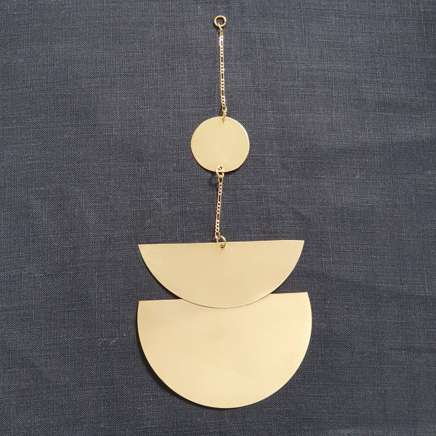 Mobile en Laiton Doré, Décoration Murale, Décor de Mur, d'intérieur, Murale Laiton, Bijou Mur Laiton