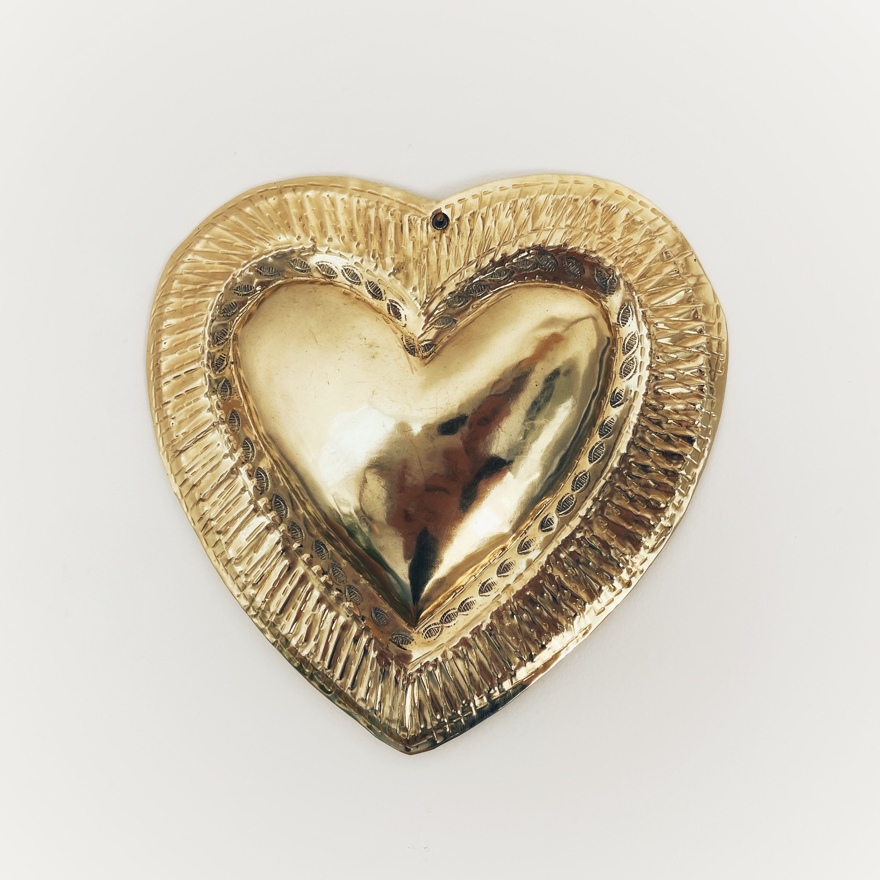 Cœur Inspiration Ex Voto, Coeur Doré, Décoration Murale