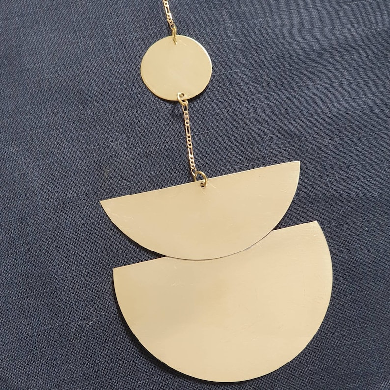 Mobile en laiton doré décoration murale décor de mur Etsy France