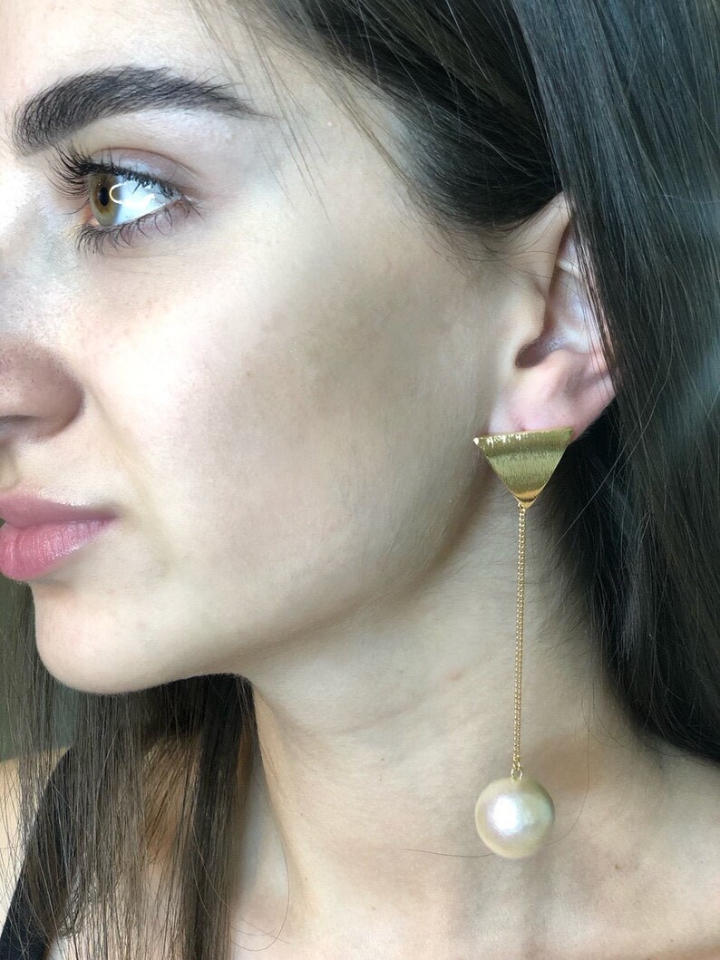 extremely long earrings