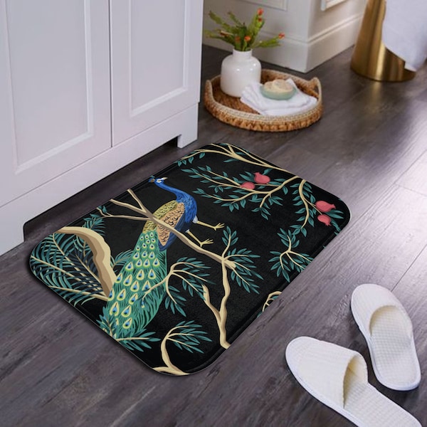 Turquoise Bathroom Rugs Etsy