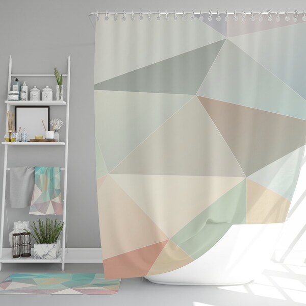Grey Shower Curtain Etsy