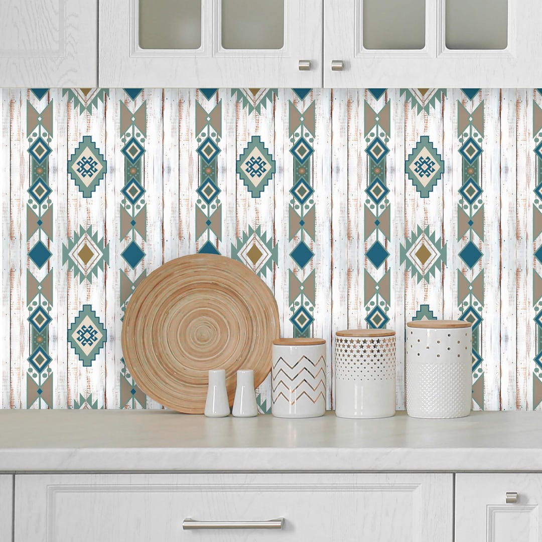 Aztec Peel And Stick Wallpaper