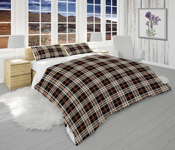 Plaid pillow shams sales