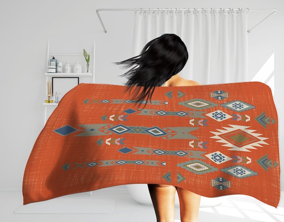 Orange bathroom towels hotsell