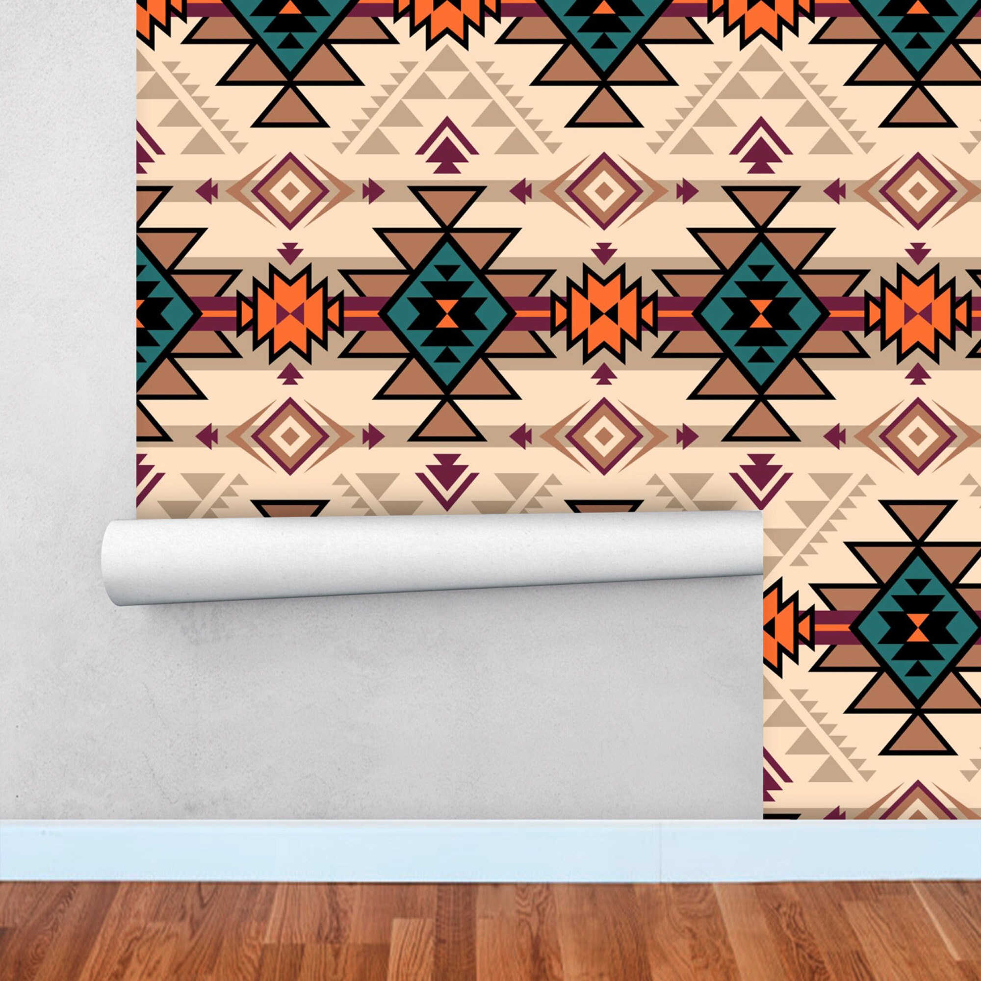 Southwest Wallpaper Native Americans Decor Southwestern Boho - Etsy
