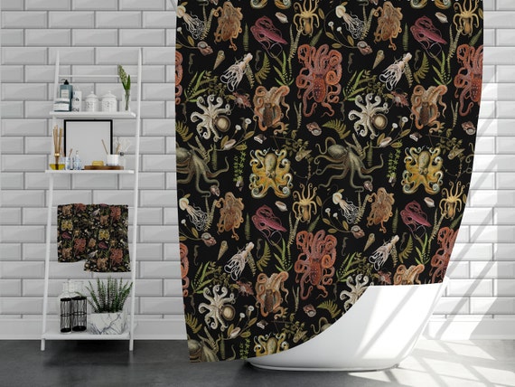 Octopus shower curtain sale